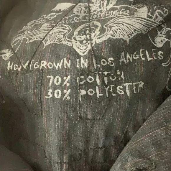 Micros Clothing Co. Boys Black Button Down long sleeve embroidered Shirt - Picture 6 of 8